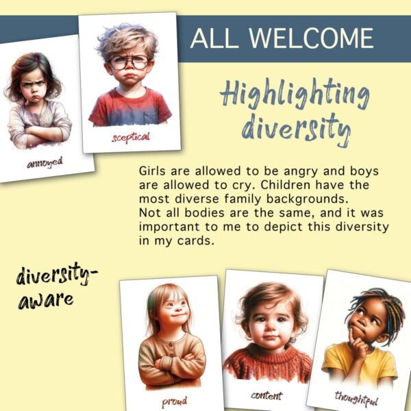 diversity cards emotions