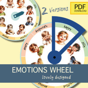 Wheel of Emotions (DIY PDF)